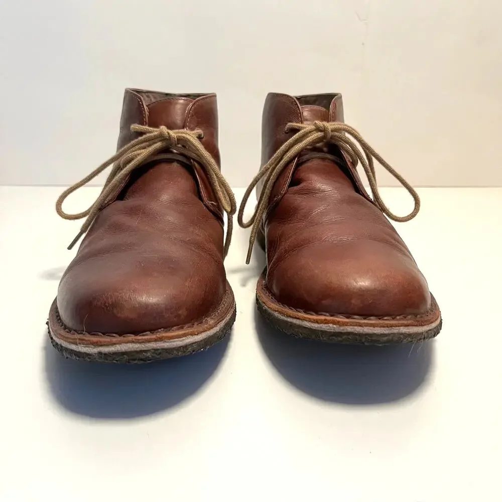 UGG Chukka Boot Size 11.5 Leighton Brown Leather Laceup